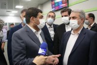بازدید معاون اول رئیس‌جمهور از مرکز پاسخگویی وزارت صمت
