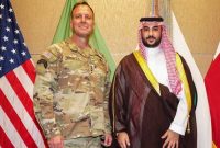 دیدار معاون وزیر دفاع عربستان سعودی با فرمانده سنتکام
