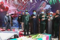 رئیس جمهور در مراسم تشییع شهدای گمنام حضور یافت رئیس جمهور در مراسم تشییع شهدای گمنام حضور یافت