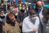 معاون اول رییس جمهور از بازار مواد پروتئینی و میدان میوه و تره بار شهرستان اسلامشهر بازدید کرد