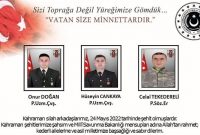 وزارت دفاع ترکیه کشته شدن ۳ سرباز خود در عراق را تایید کرد