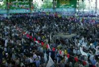 استقبال پرشور تهرانیها از اجتماع بزرگ امام رضاییها استقبال پرشور تهرانیها از اجتماع بزرگ امام رضاییها