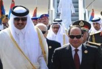 امیر قطر برای اولین بار از زمان محاصره، به قاهره سفر می‌کند