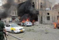 انفجار خودروی بمب‌گذاری شده نزدیک فرودگاه  عدن