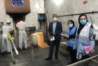 بازدید معاون دادستان تهران از نانواییهای محلات شمال پایتخت بازدید معاون دادستان تهران از نانواییهای محلات شمال پایتخت