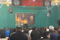 برگزاری مراسم چهلمین روز شهادت شهید صیادخدایی با حضور سردار قاآنی