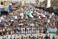 تظاهرات ضد سعودی و آمریکایی در صعده یمن