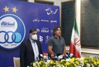 حاشیه مراسم معارفه سرمربی استقلال| از امضای قرارداد تا اهدای شال آبی به ساپینتو+عکس و فیلم