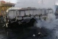 حمله تروریستی به اتوبوس نظامیان سوری با ۱۳ کشته