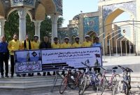 دوچرخه سواری دانشگاهیان تربیت مدرس به حرم امام خمینی (ره)