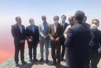 رئیس سازمان بازرسی از دریاچه ارومیه بازدید کرد