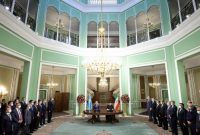 رئیسی: ایران و قزاقستان ظرفیتهای خوبی برای ارتقای حجم مبادلات تجاری به ۳ میلیارد دلار دارند رئیسی: ایران و قزاقستان ظرفیتهای خوبی برای ارتقای حجم مبادلات تجاری به ۳ میلیارد دلار دارند