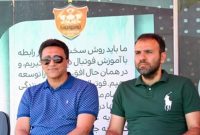 سرمربی تیم ملی جوانان تماشاگر تمرینات امیدها و جوانان پرسپولیس