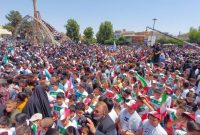 مراسم باشکوه راهپیمایی ۱۵ خرداد در ورامین برگزار شد