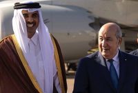 گفت‌وگوی امیر قطر و رئیس جمهور الجزائر درباره تحولات منطقه