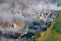 آتش سوزی‌ عظیم در شرق لندن+فیلم