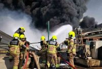آتش‌سوزی در انباری در ابوظبی