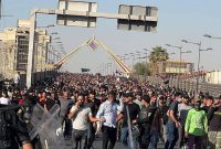 اعتراض دربغداد؛ الکاظمی خواستار خروج معترضان از منطقه سبز شد
