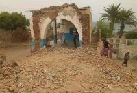 القاعده یک مسجد تاریخی یمن را ویران کرد