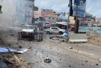 انفجار خودرو بمب‌گذاری شده مقابل هتلی در سومالی