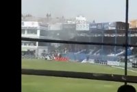 انفجار در استادیوم کریکت کابل با ۱۰ زخمی
