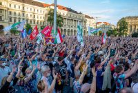 تجمع اعتراضی در مجارستان در مخالفت با افزایش برنامه ریزی شده مالیات