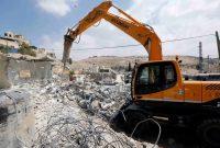 تخریب منازل فلسطینیان توسط نیروهای اشغالگر صهیونیستی