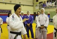 تمرین جودوکاران با مربی کروات