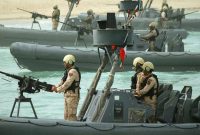 تمرین هوایی و دریایی ارتش کویت با مهمات واقعی