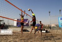 تیم والیبال ساحلی شهداب یزد بر بسامد گستر تهران غلبه کرد