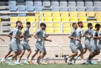 حضور هواداران در تمرین پرسپولیس قبل از بازی با نساجی