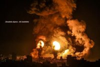 حمله جنگنده‌های رژیم صهیونیستی به غزه + فیلم