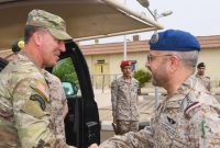 دیدار فرمانده سنتکام با مقام ارشد نظامی عربستان