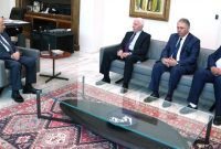 دیدار هیأت فلسطینی با رئیس جمهور لبنان