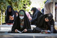 طنین دلنشین دعای عرفه در کنار مزار شهدا در بهشت زهرا (س) تهران