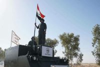نمایش اقتدار الحشد الشعبی در شرق عراق در قالب تصاویر