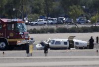 چهار کشته بر اثر برخورد ۲ هواپیمای کوچک در آمریکا