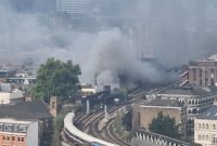 آتش‌سوزی در مترو لندن