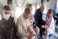 بازدید هوایی  وزیر کشور از مناطق آسیب دیده از سیل در مناطق سخت گذر کهگیلویه و بویراحمد
