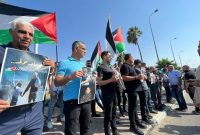 برگزاری تظاهرات در اراضی اشغالی علیه حملات رژیم صهیونیستی به غزه + فیلم