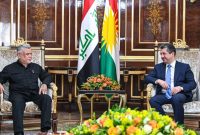 تاکید العامری و مسرور بارزانی بر لزوم گفتگوی جریان های سیاسی برای گذر از بحران در عراق