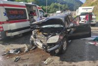 تصادف در محور الیگودرز – اصفهان یک کشته و ۲ مصدم برجای گذاشت