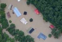 تلفات سیلاب مرگبار کنتاکی به ۳۰ نفر رسید