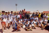 دانش آموزی بمی مقام قهرمانی مسابقات استانی دو و میدانی را از آن خود کردند