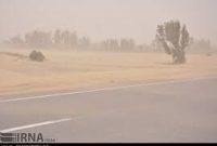 طوفان شن نیمه شرقی کرمان را در بر گرفت