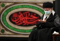 مراسم عزاداری شام غریبان اباعبدالله الحسین(ع) در حضور رهبر انقلاب