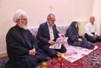 معاون رییس جمهور با خانواده شهید سعادتی در زنجان دیدار کرد