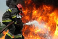مهار آتش سوزی در شهرک صنعتی پرند