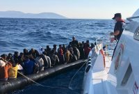 نجات جان ۱۹۴ پناهجوی گرفتار در دریای اژه  توسط گارد ساحلی ترکیه
