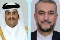 گفتگوی تلفنی وزیر امور خارجه کشورمان با همتای قطری